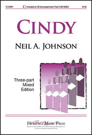 Cindy Three-Part Mixed choral sheet music cover Thumbnail